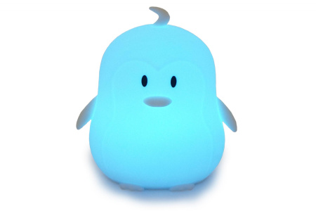 фото Детский ночник-игрушка Click "Hічні звірятка" Пингвин 12 см