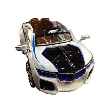 фото Детский электромобиль M 2395 R-1 авто на р/у, открываются двери (белый)