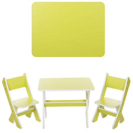 фото Детский столик со стульчиками М 2101-06 (лайм)
