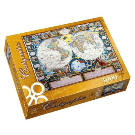 фото Пазлы 33011 Карта земли 1749,Дж.Б.Нолин (Trefl пазл) 3000 дет.