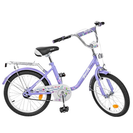 фото Велосипед для детей 20 дюймов Prof1 L2083 Flower (фиолетовый)
