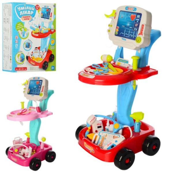 Детская тележка для доктора Limo Toy 660-45-46 звук и свет