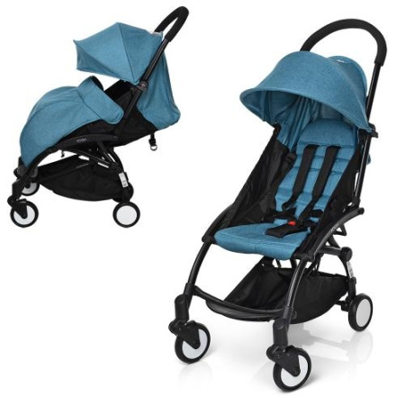 фото Детская прогулочная коляска M 3548-5 YOGA книжка (изумрудная)