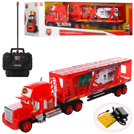 фото Трейлер на радиоуправлении Тачки MK757-21 с машинками (48 см)