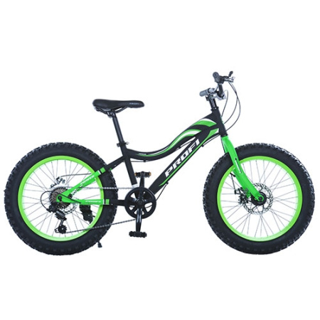фото Спортивный велосипед Profi Shimano 20 дюймов 20XD05-3 (черно-салатовый)