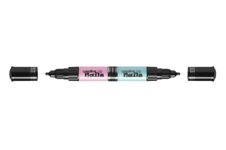 фото Детский лак-карандаш для ногтей Malinos Creative Nails на водной основе (2 цвета Голубой + Розовый)