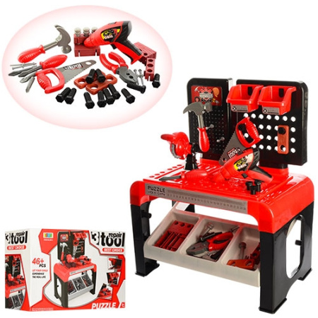 фото Набор инструментов для детей 8012 верстак (46 предметов)