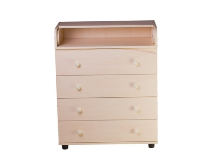 фото Пеленальный комод Наталка Береза белый 10012