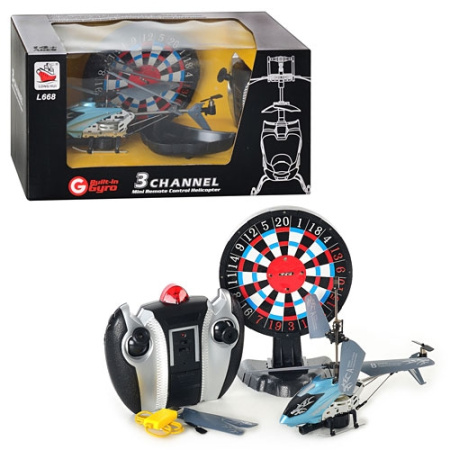 фото Вертолет с пультом управления и мишенью L 668 гироскоп