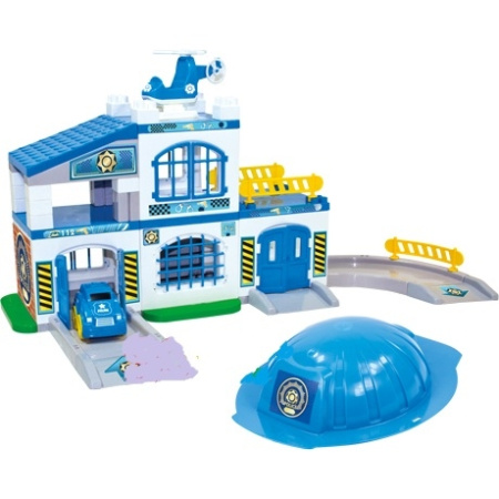 фото Детский конструктор MOCHTOYS 10612 «Полицейский участок», каска, Польша