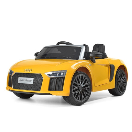 фото Детский автомобиль Audi R8 Spyder M 3449EBLR-6 колеса ЕВА и кожаное сиденье (желтый) фото Детский автомобиль Audi R8 Spyder M 3449EBLR-6 колеса ЕВА и кожаное сиденье (желтый)