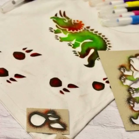 фото Фломастеры-аэрографы для ткани MALINOS BLOpens Textil текстильные 5 шт