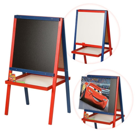фото Детский мольберт 054 Тачки с аксессуарами