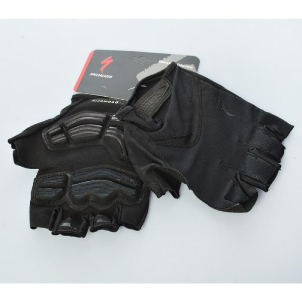 Перчатки для спорта SPECIALIZED AS180056-14 с короткими пальцами (черные)