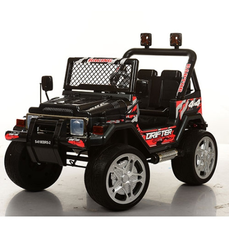 фото Детский электромобиль джип S-618EBRS-2 колеса ЕВА карбон (черный) фото Детский электромобиль джип S-618EBRS-2 колеса ЕВА карбон (черный)
