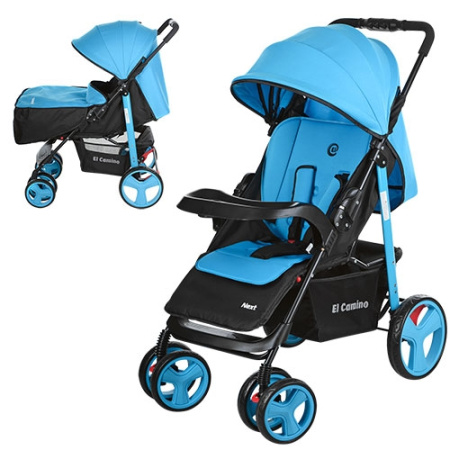 фото Коляска для детей M 3444-12 NEXT прогулочная книжка (голубой)