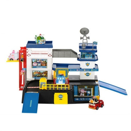 фото Гараж XZ-157 «Робокар Поли», 4 этажа, 3 машинки