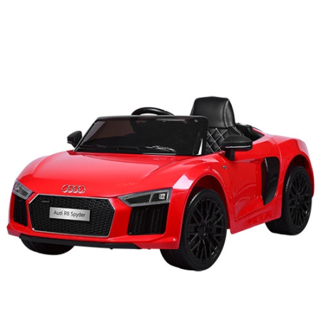 фото Детская машина Audi R8 Spyder JJ2198EBLR-3 с кожаным сиденьем и пультом (красная) фото Детская машина Audi R8 Spyder JJ2198EBLR-3 с кожаным сиденьем и пультом (красная)