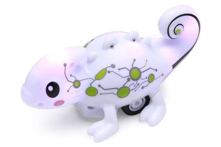 фото Индуктивная игрушка Хамелеон Happy Cow 777-613 меняет цвет и ездит по линии