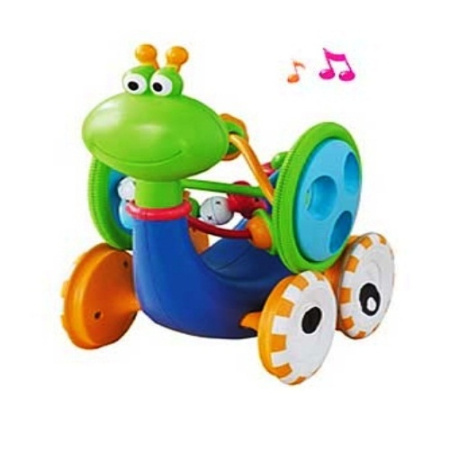 фото Детская каталка 1333 "Гусеница" (муз.)