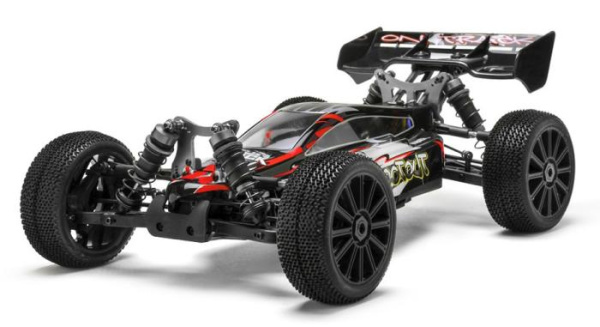 Радиоуправляемая модель Багги 1:8 Himoto Shootout MegaE8XBL Brushless (красный)