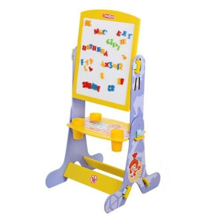 фото Двусторонний детский деревянный мольберт FX 0053 Фиксики (русс., укр., англ.)