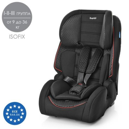 фото Детское автокресло Bambi M 2783-3 крепление ISOFIX (черное)