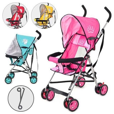 фото Коляска детская RAMETTO S5-1 прогулочная (бирюзовая, красная, желтая, розовая)