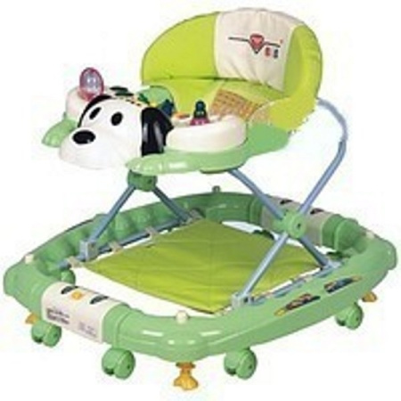 фото Ходунки M 0535-1 трансформер Bambi 2 в 1 "Собачка" (зеленые)