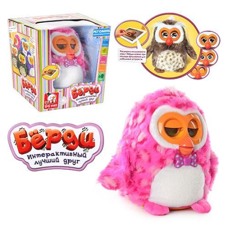 фото Интерактивное животное MP 0920 совенок  Бёрди (аналог Ферби )