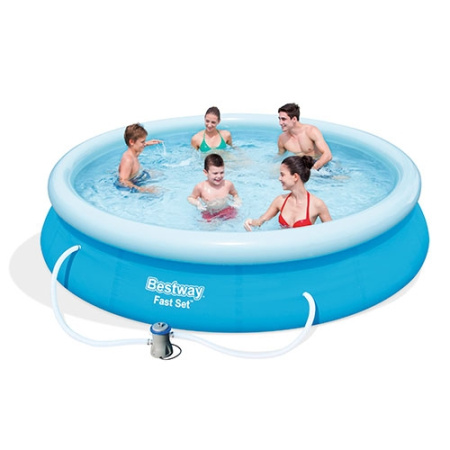фото Семейный бассейн Bestway 57274 с фильтр-насосом (366-76 см)