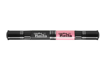 фото Детский лак-карандаш для ногтей Malinos Creative Nails на водной основе (2 цвета Черный + Розовый)