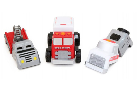 фото Детский конструктор Popular Playthings машинка (полиция, скорая помощь, пожарная)