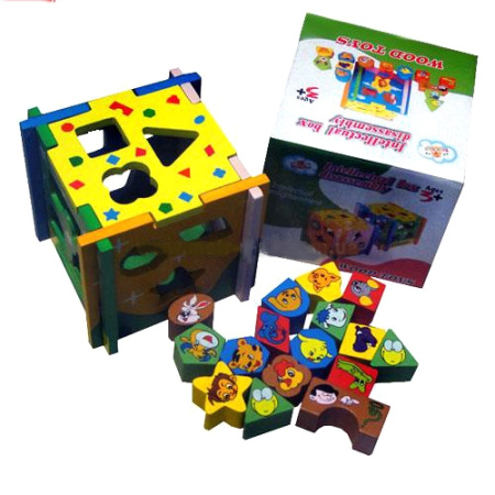 фото Деревянная игрушка Сортер Куб MD 0063