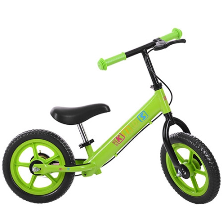 фото Детский беговел 12 дюймов PROFI KIDS M 3440B-4 колеса EVA (зеленый)