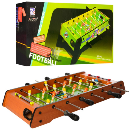 фото Деревянный настольный футбол для детей 1063A на штангах