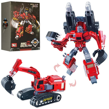 фото Трансформер робот-экскаватор J8015C металлический (19см)