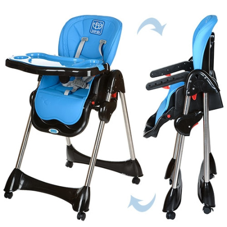 фото Детский стульчик для кормления М 3216-4 (синий)