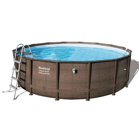 фото Каркасный бассейн Bestway 56666 с аксессуарами (488-122см)