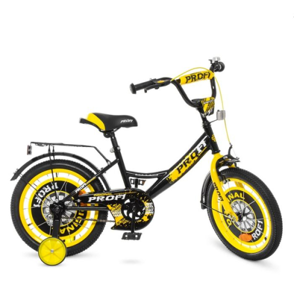 Детский велосипед 16 дюймов Profi Y1643 Original boy (черный)