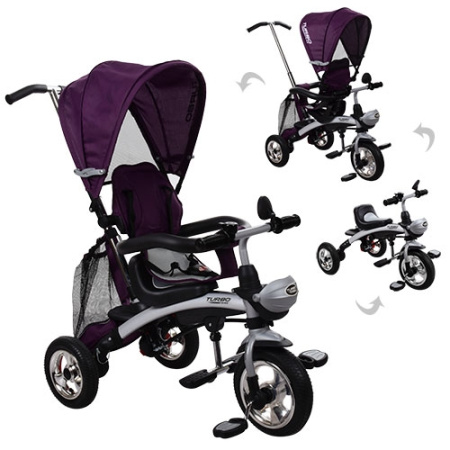 фото Велосипед – беговел ITRIKE M 3212A-8 TURBOTRIKE 2в1 (пурпурный)