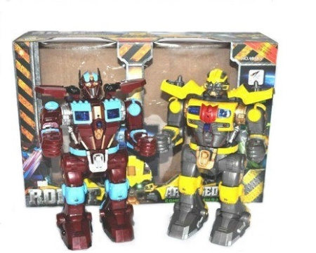 фото Роботы на управлении 9838-5, 2 штуки, дерутся, разная частота