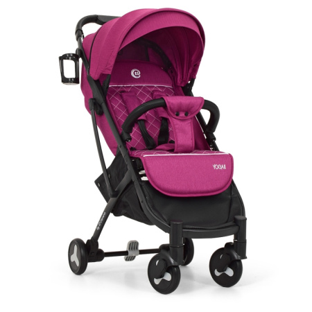 фото Коляска детская прогулочная M 3910-6 YOGA II книжка лен (фиолетовая)