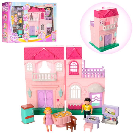 фото Домик для игр 16589C с мебелью