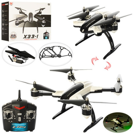 фото Квадрокоптер на радиоуправлении X33-1 складной запасные лопасти