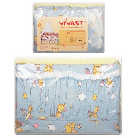 фото Детское постельное белье Vivast М V-620-1-19-1 (6 предметов)