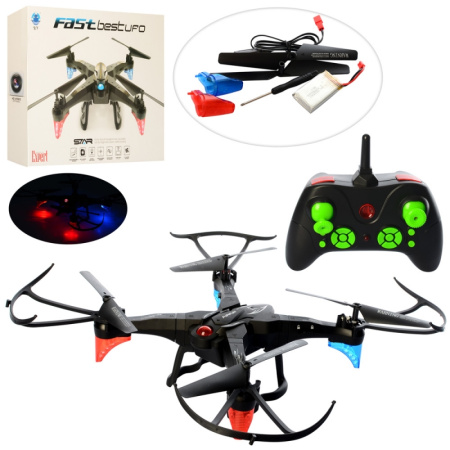 фото Летающий квадрокоптер BF-012 со светом и запасными лопостями