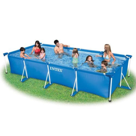 фото Бассейн прямоугольный каркасный Intex 28273 (450-220-84 см)
