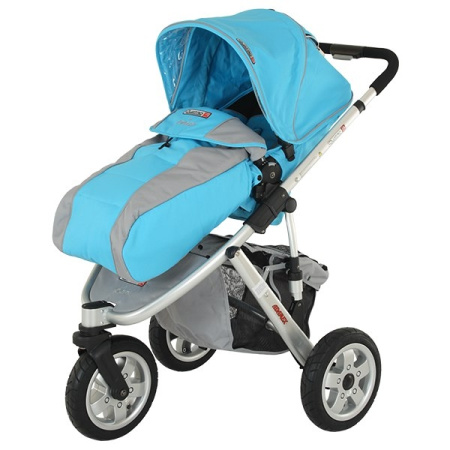 фото Коляска 2 в 1 (Трёхколесная) Quatro Quatro 3 №16 Turquoise (Бирюзовый) 620559