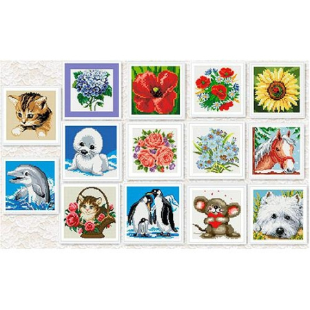 фото Алмазная мозаика BZ002-8-12-7-9-20-1-2-4-42-6-50-1-7 (20-20 см)